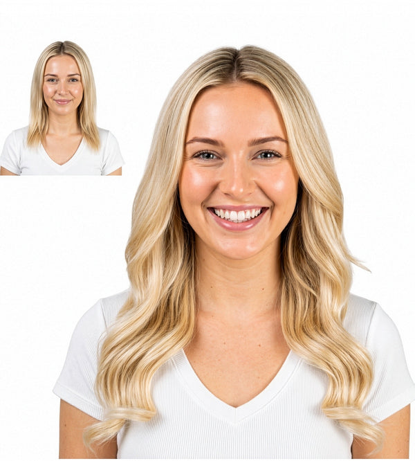 16" Vanilla #613 Clip-in Extensions (130 g)