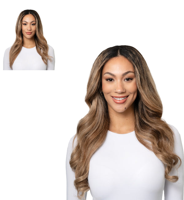 20" Butter Pecan #6/24 Clip-in Extensions (160 g)