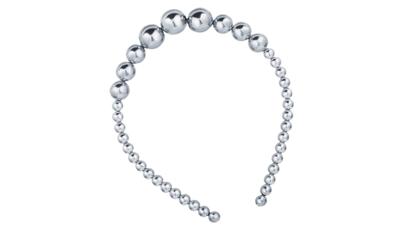 Locks & Mane silver ball headband