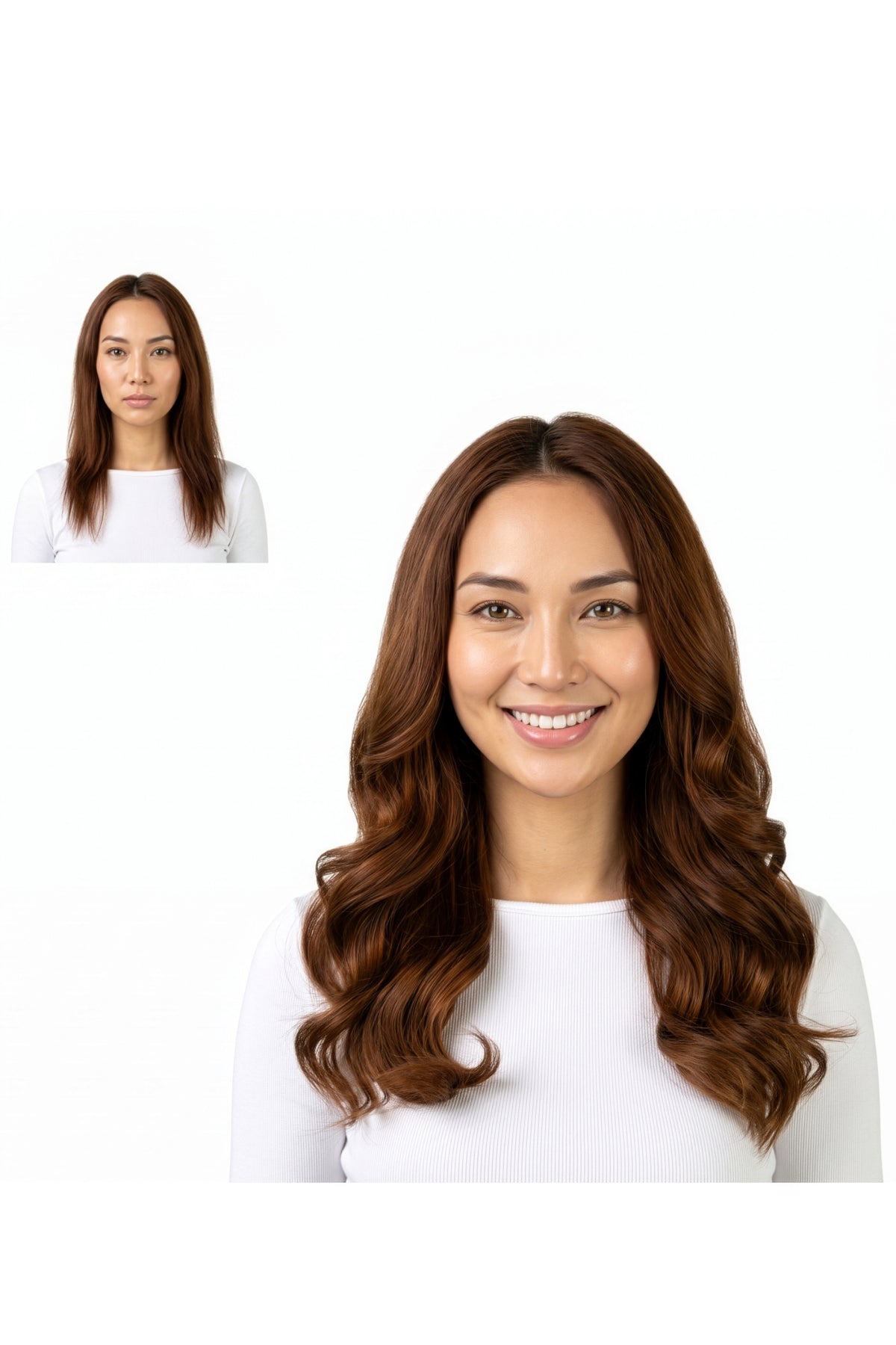 Locks & Mane clip-in extension – Gingerbread #4/30, 16"