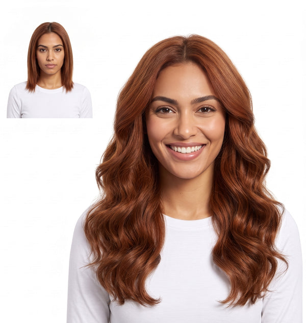 18" Gingerbread #4/30 Clip-in Extensions (140 g)