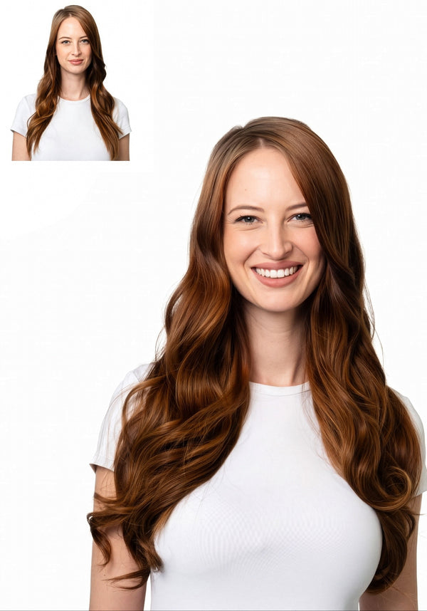 20" Gingerbread #4/30 Clip-in Extensions (160 g)