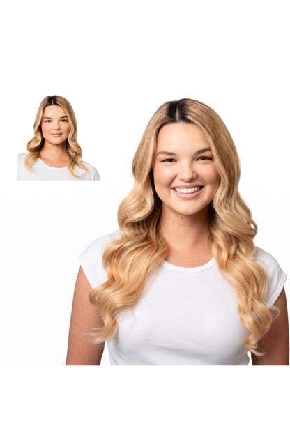 Locks & Mane clip-in extension – Cinnamon Bun #613/27, 20"