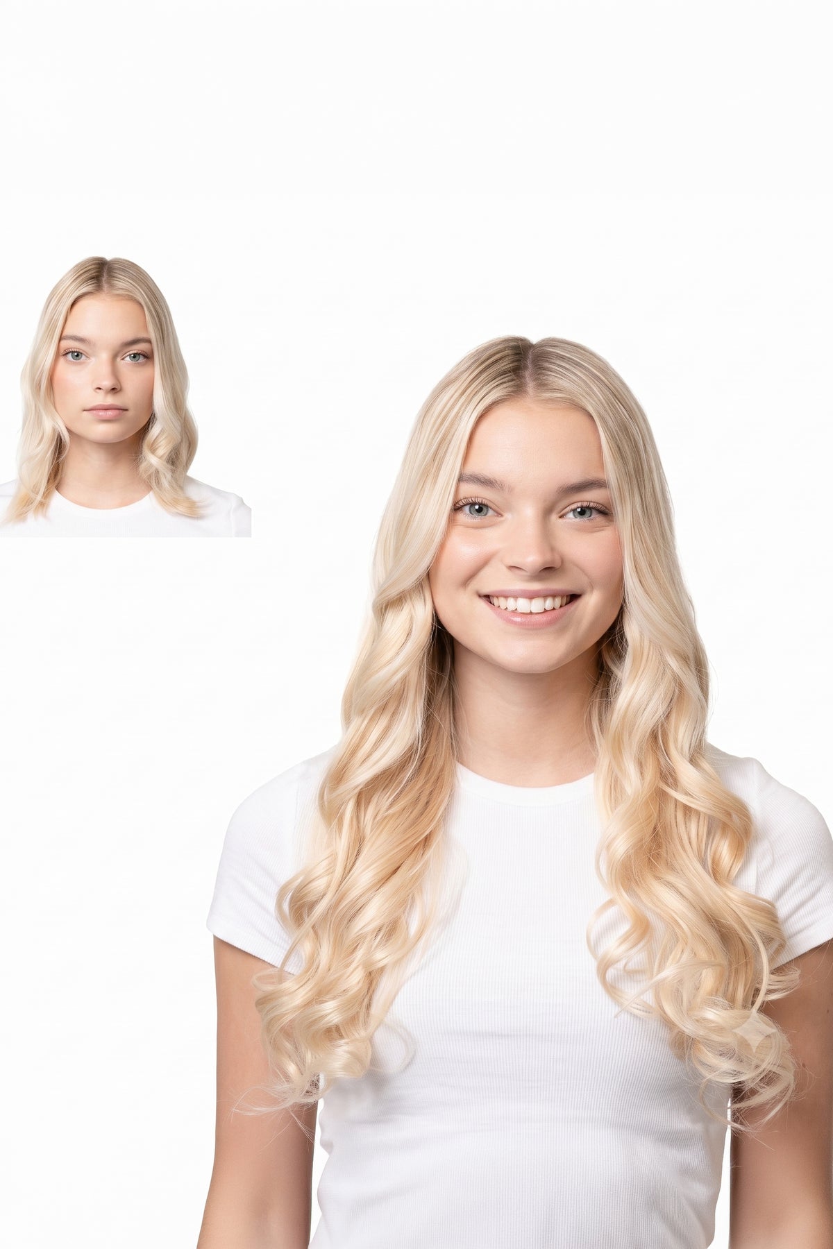 Locks & Mane clip-in extension – Vanilla #613, 20"