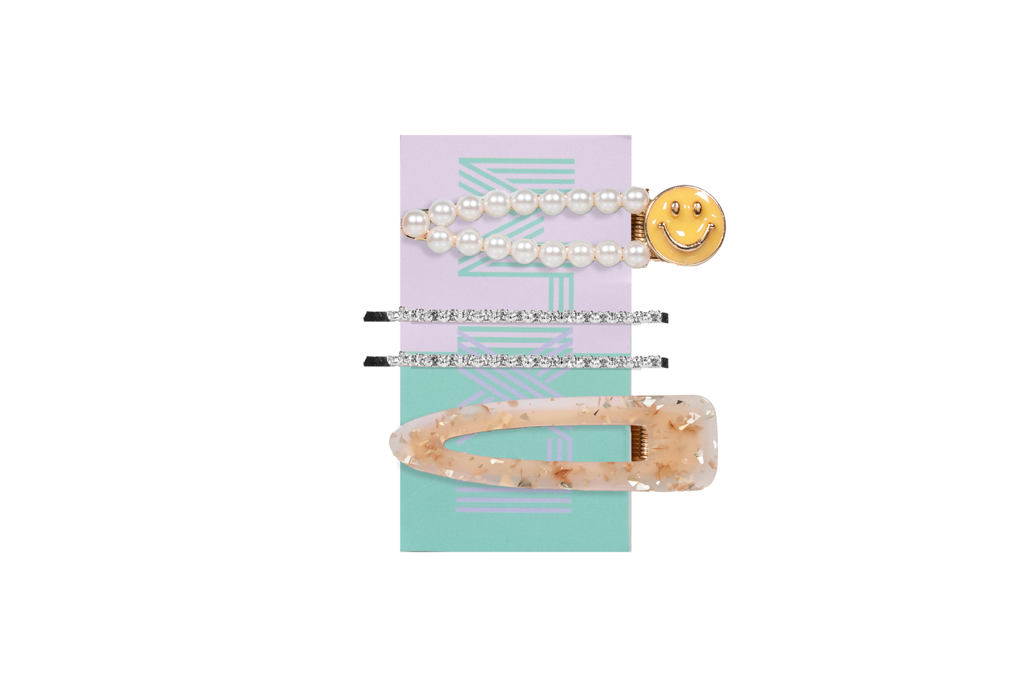 Summer Barrette Set product view — Locks & Mane
