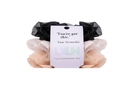 Tulle Scrunchie Trio