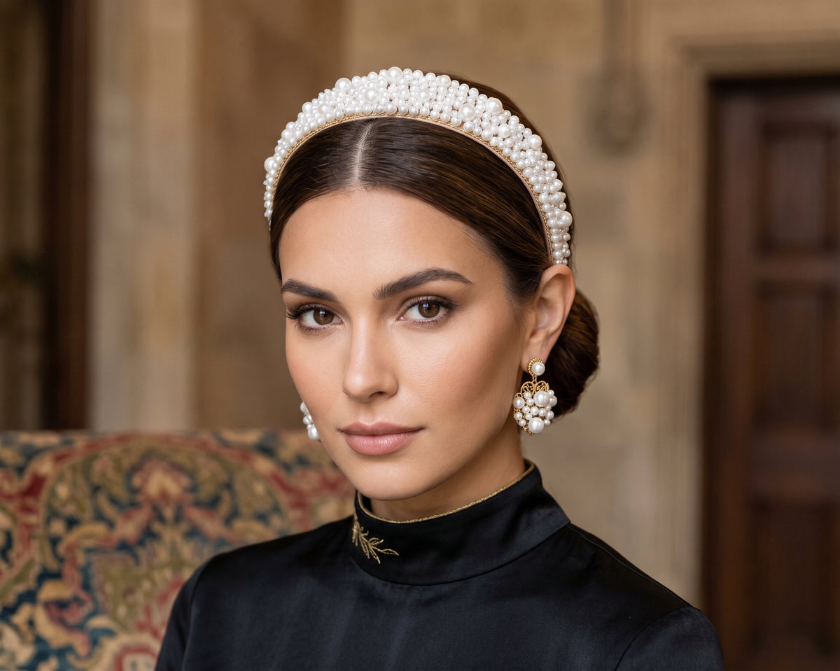 Multi Pearl Headband