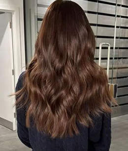 After hair transformation