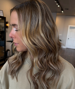 After hair transformation