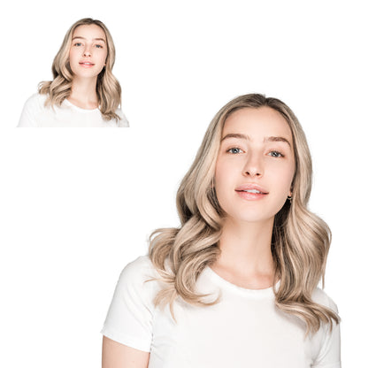 Locks & Mane clip-in extension – Toasted Marshmallow #613/16, 12"
