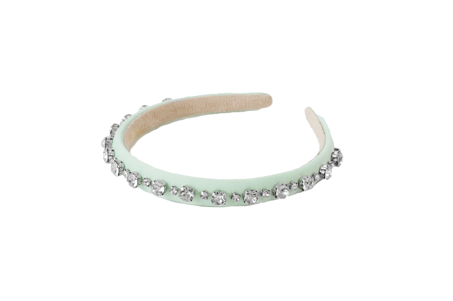 Vintage Gem Headband - Mint Green